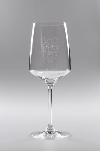 Weinglas Vista 520 mit Gravur "Wolf"