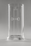 Flaschenkühler aus Glas mit Gravur "Wassertrense"