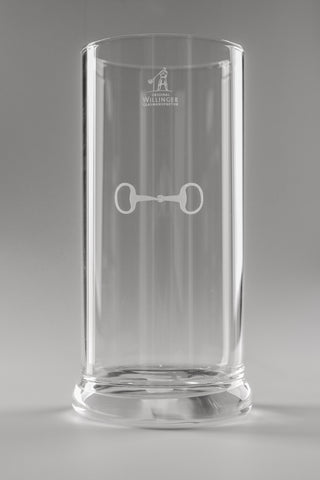 Flaschenkühler aus Glas mit Gravur "Wassertrense"