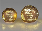Deko-Kugel Spruch+Timer 12cm