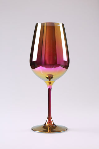 Weinglas Chic 440 -rosa- metallisiert