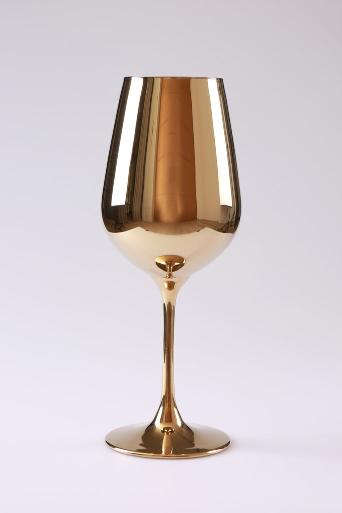 Weinglas Chic 440 -gold- metallisiert