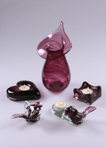 Glasset -Amethyst- handgefertigt