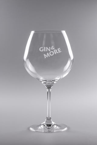 Weinglas Chic 610 mit Gravur "Gin & More"