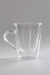 Teeglas mit Henkel, Doppelwandiges Glas - 6er Set